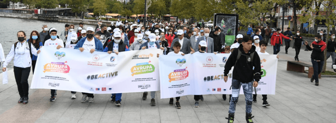 Spor Haftası Etkinlikleri Sağlıklı Yaşam Yürüyüşü İle Başladı