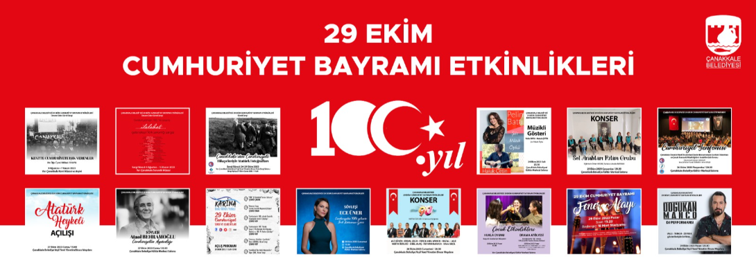 Cumhuriyet Bayramı Etkinliklerinin 29 Ekim 2023 Tarihli Programı