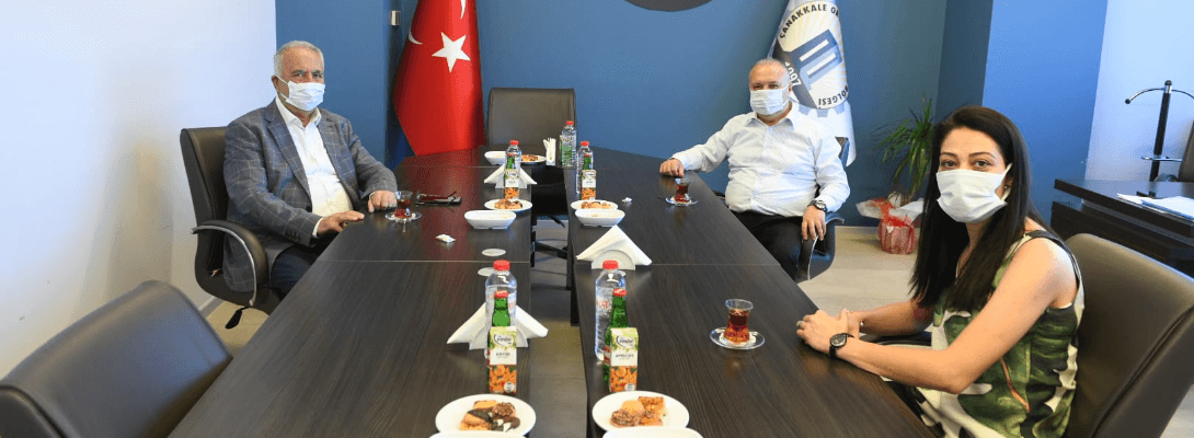 Başkan Gökhan'dan OSB Başkanı Ersoy'a Ziyaret