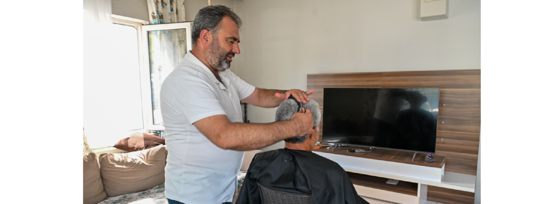 Evde Berber Hizmeti Uygulamamız Devam Ediyor