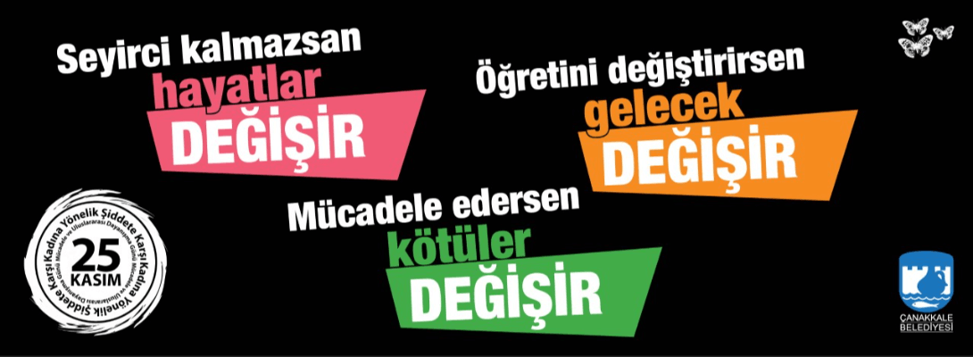 Belediye Başkanı Sayın Ülgür Gökhan'ın 25 Kasım Kadına Yönelik Şiddete Karşı Uluslararası Mücadele ve Dayanışma Günü Mesajı…