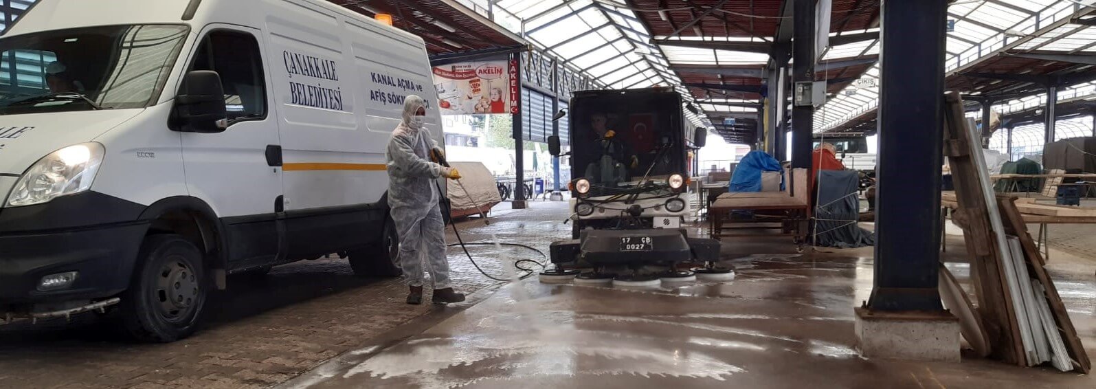 Dezenfeksiyon Çalışmaları Düzenli Olarak Sürdürülüyor