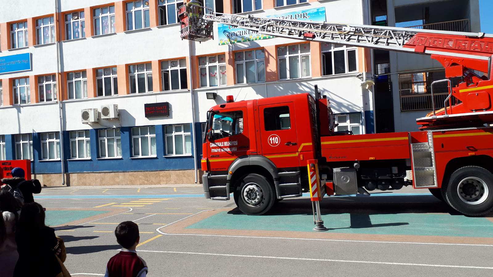 Çocuklar Yangın Güvenliği Eğitiminde…
