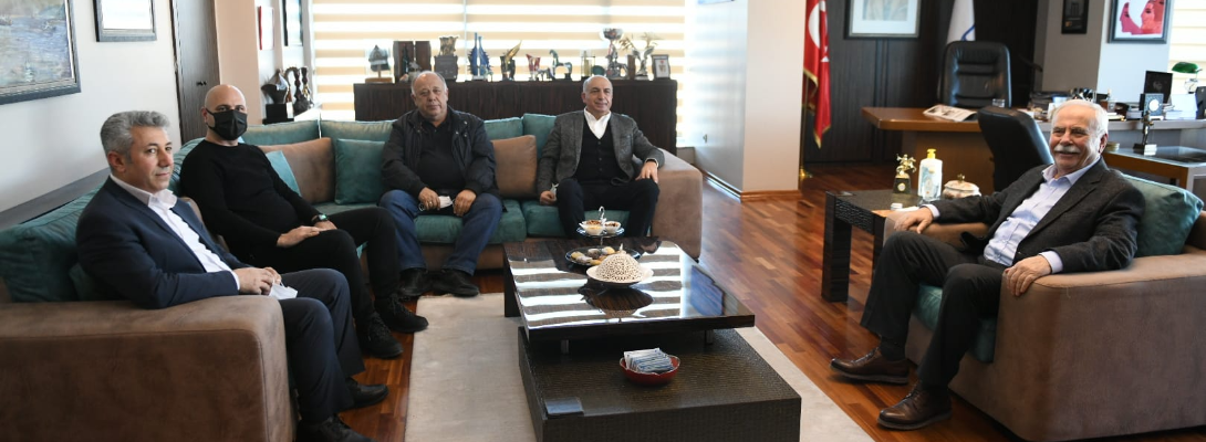 Müteahhitler Birliğinden Başkan Gökhan'a Ziyaret