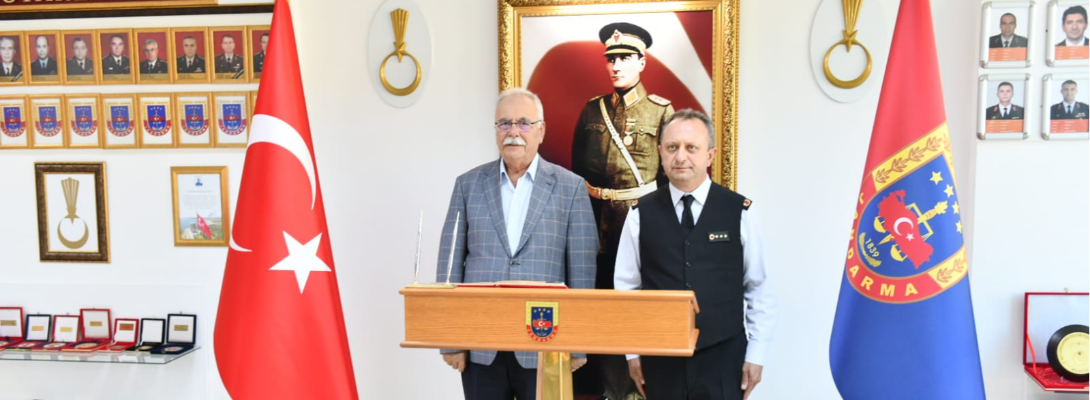 Başkan Gökhan İl Jandarma Komutanı Akman'ı Ziyaret Etti