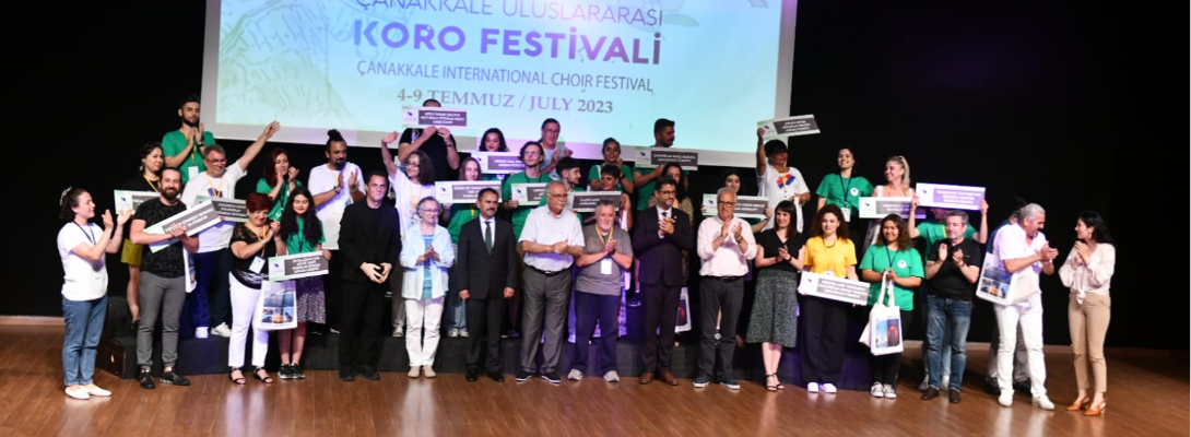 Çanakkale Uluslararası Korolar Festivali Başladı