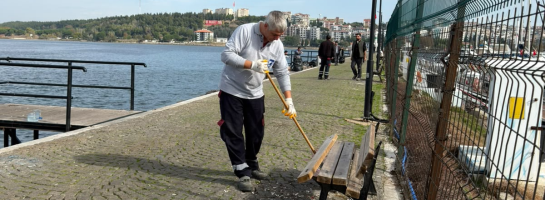 Marina'da Detaylı Temizlik Çalışması Gerçekleştirildi…
