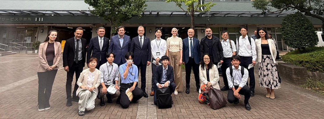 Başkan Erkek ve Beraberindeki Heyetten İtabashi Belediyesine Ziyaret