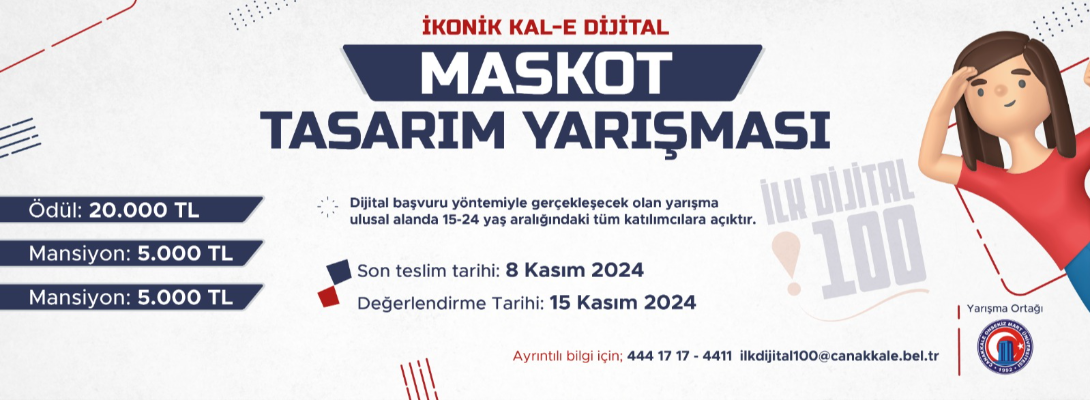 Kal-e Dijital Maskot Tasarımı Yarışması Başvuruları Başladı