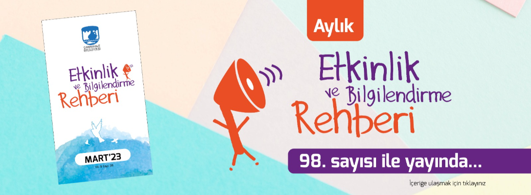 Etkinlik ve Bilgilendirme Rehberi'nin Yeni Sayısı Yayında