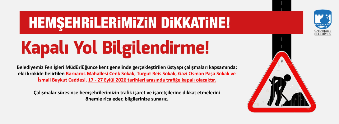 Kapalı Yol Bilgilendirme