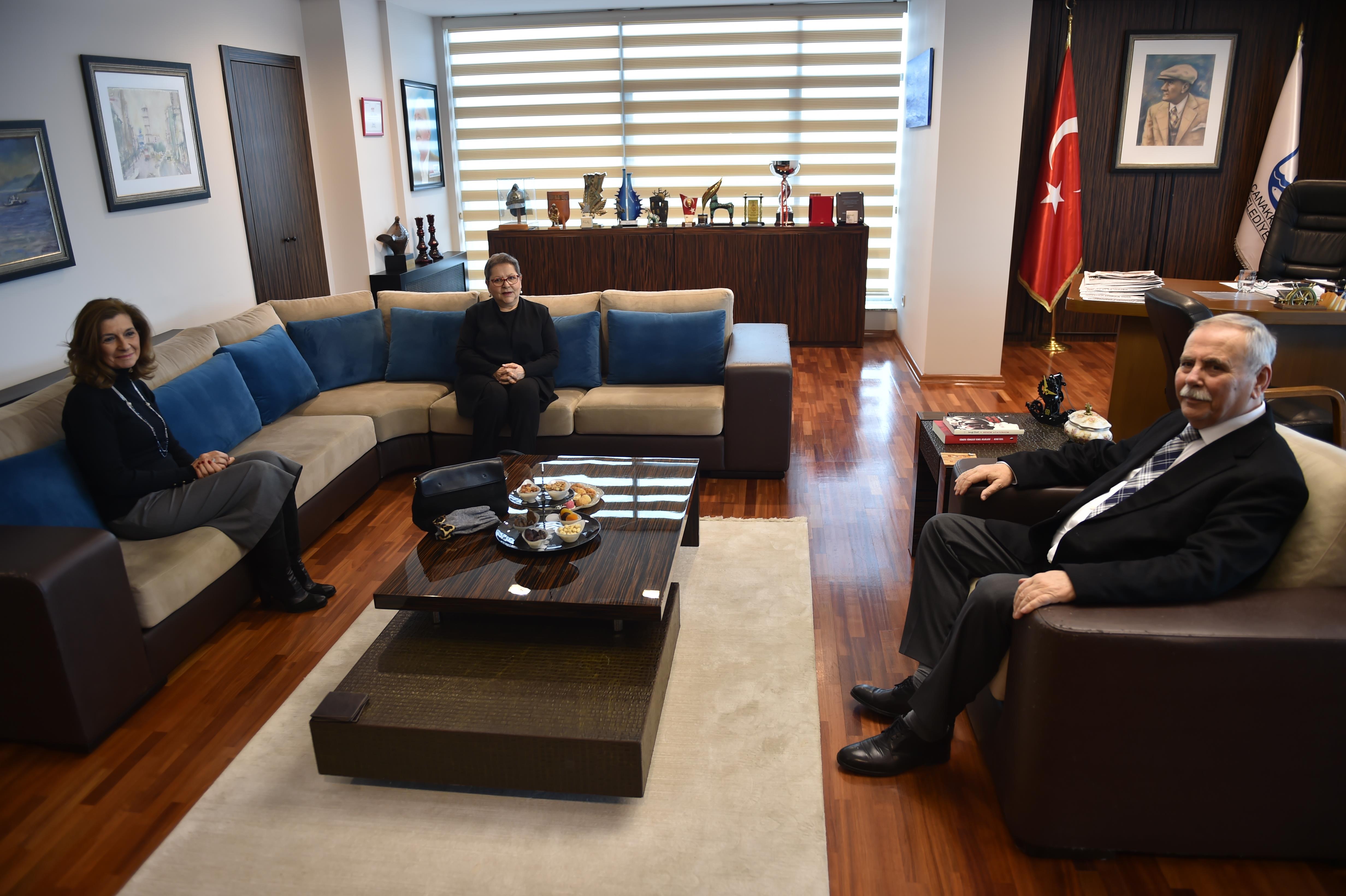 Dil Derneği Başkanı Özel'den Başkan Gökhan'a Ziyaret