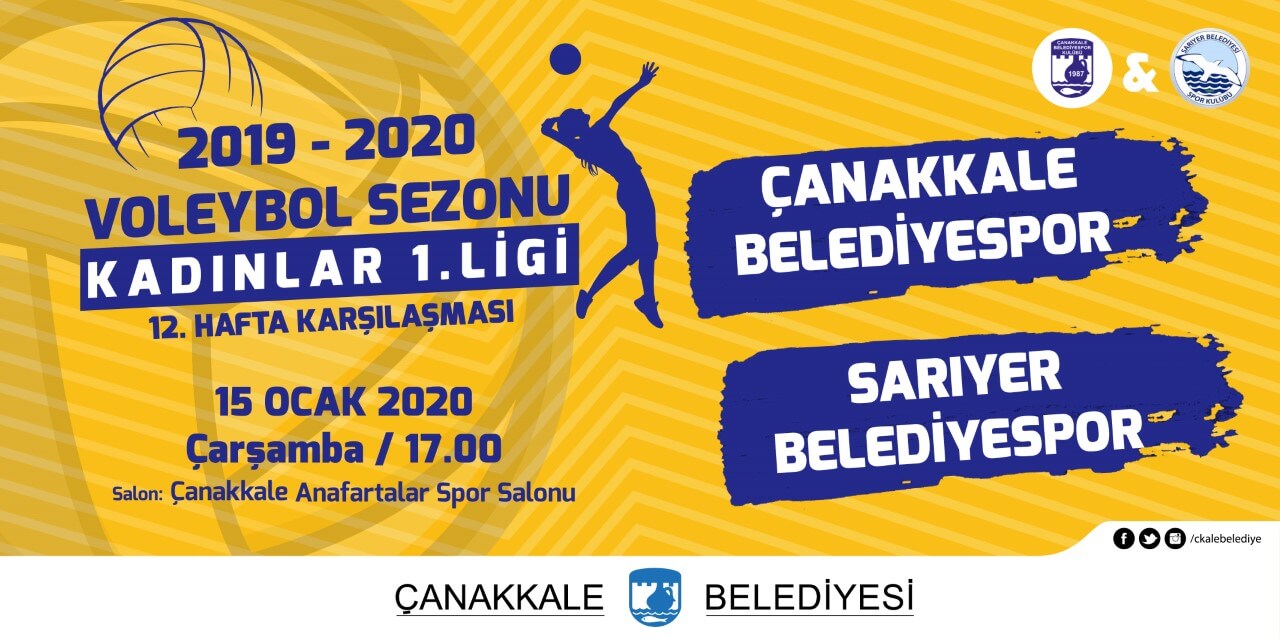 Çanakkale Belediyespor, Sarıyer Belediyespor'u Ağırlıyor!