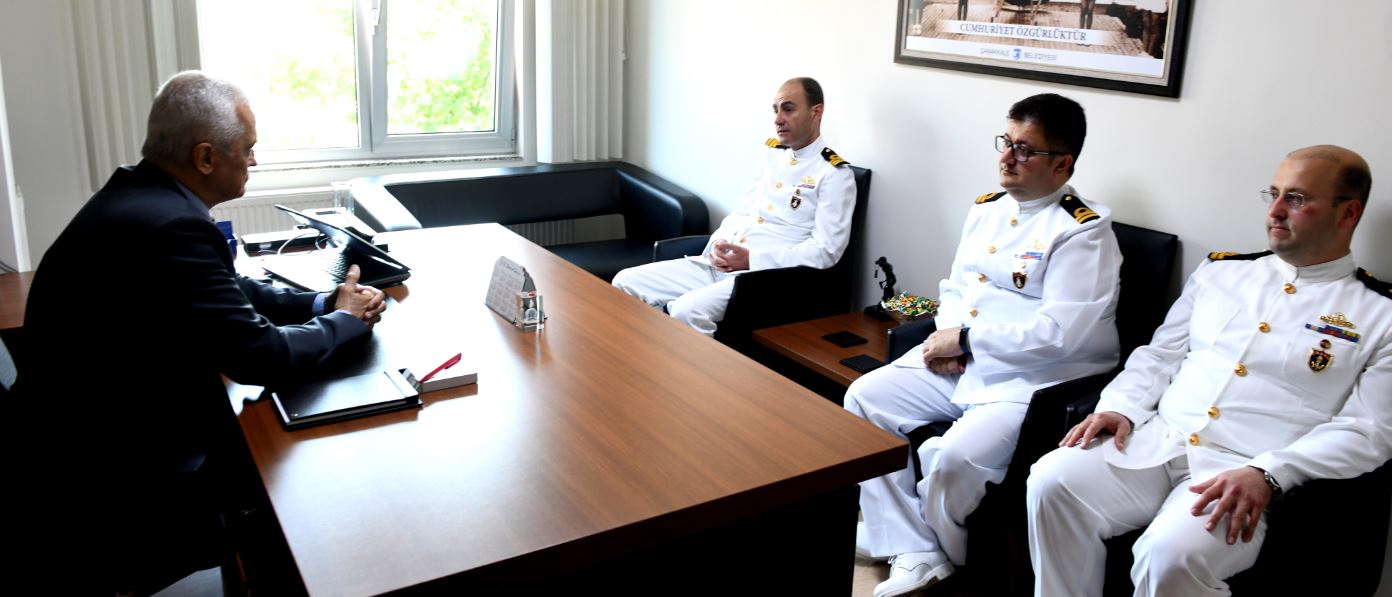 Başkan Yardımcısı Sürücü Gemi Komutanlarını Ağırladı