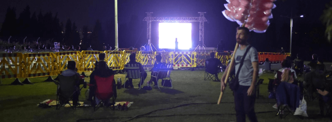 Özgürlük Parkı'nda Açık Hava Sinema Geceleri Başladı