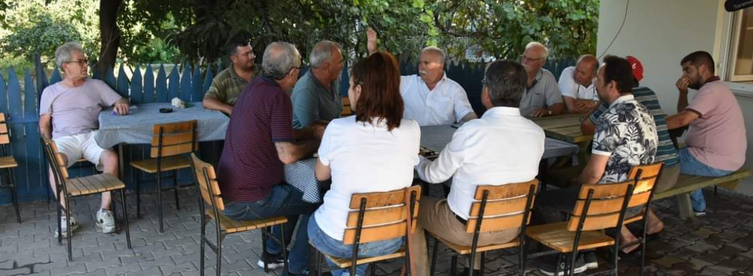 Başkan Gökhan, Yangından Etkilenen Köyleri Ziyaret Etti