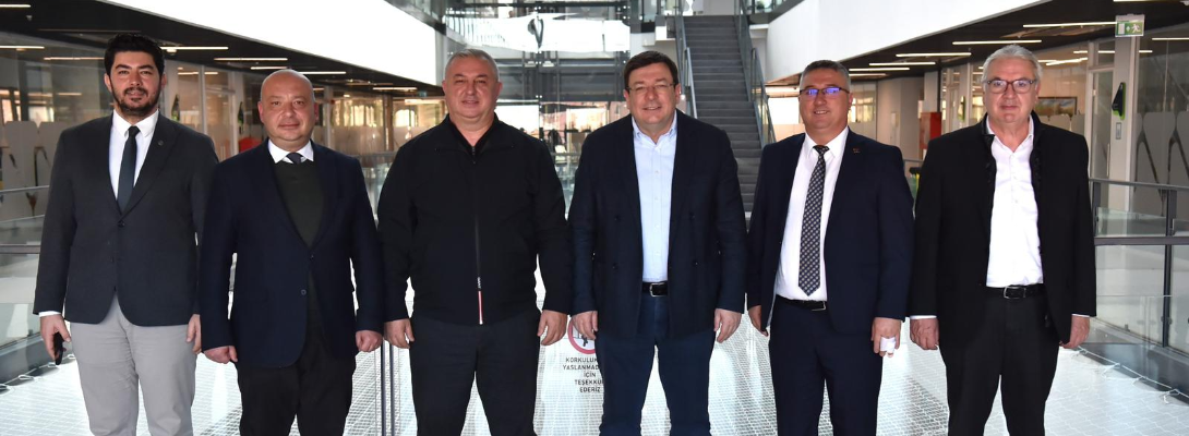Troas Katı Atık Birliği'ne Üye Belediye Başkanlarından Başkan Erkek'e Ziyaret