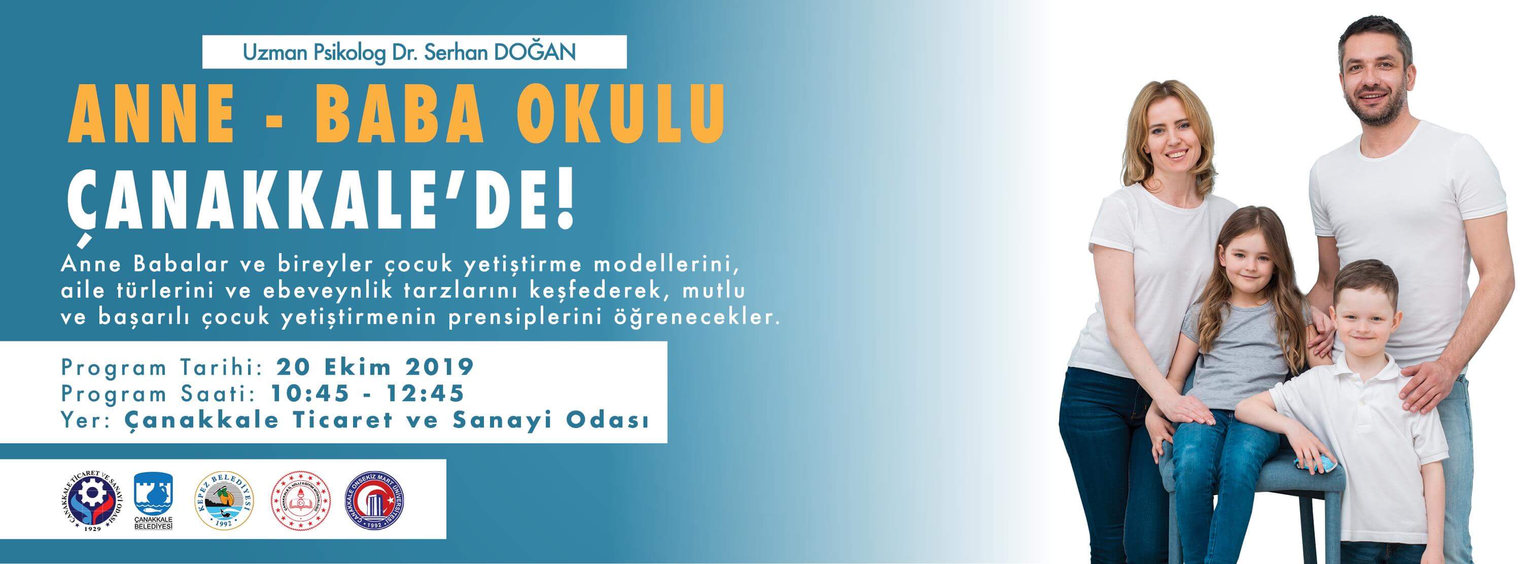 Anne-Baba Okulu Çanakkale'de!