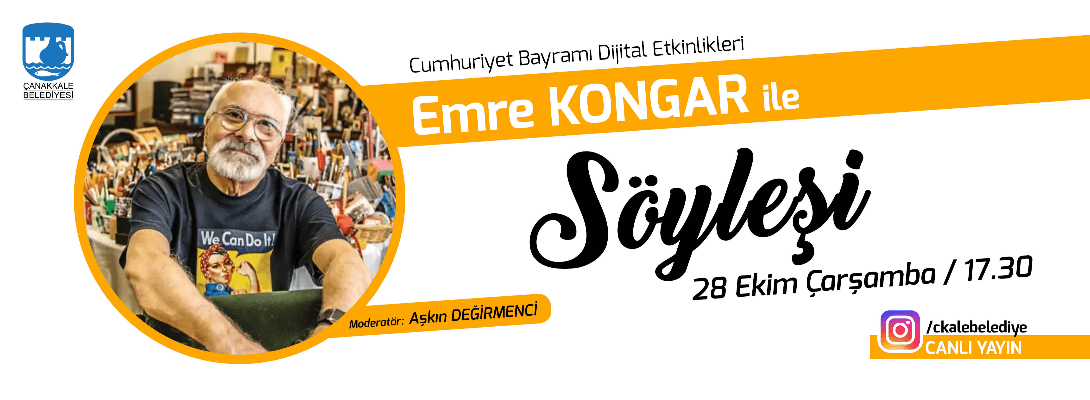 Emre Kongar Söyleşisi 28 Ekim'de Instagram Hesabımızda…