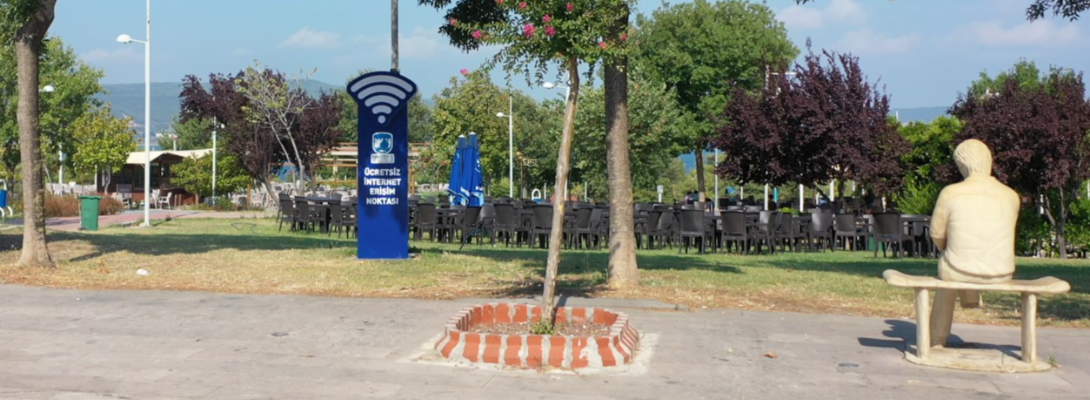 Kentimizin 6 Farklı Noktasında Ücretsiz Wi-Fi Hizmeti Sunuyoruz