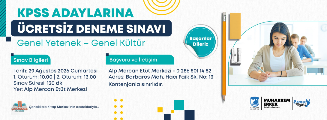 KPSS Adayları için Ücretsiz Deneme Sınavı İki Oturum Olarak Düzenlenecek