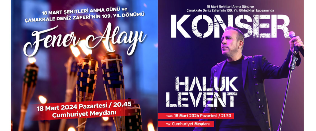 Fener Alayı ve Haluk Levent Konserine Davetlisiniz...