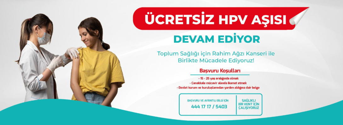 Ücretsiz HPV Aşısı Uygulaması Devam Ediyor