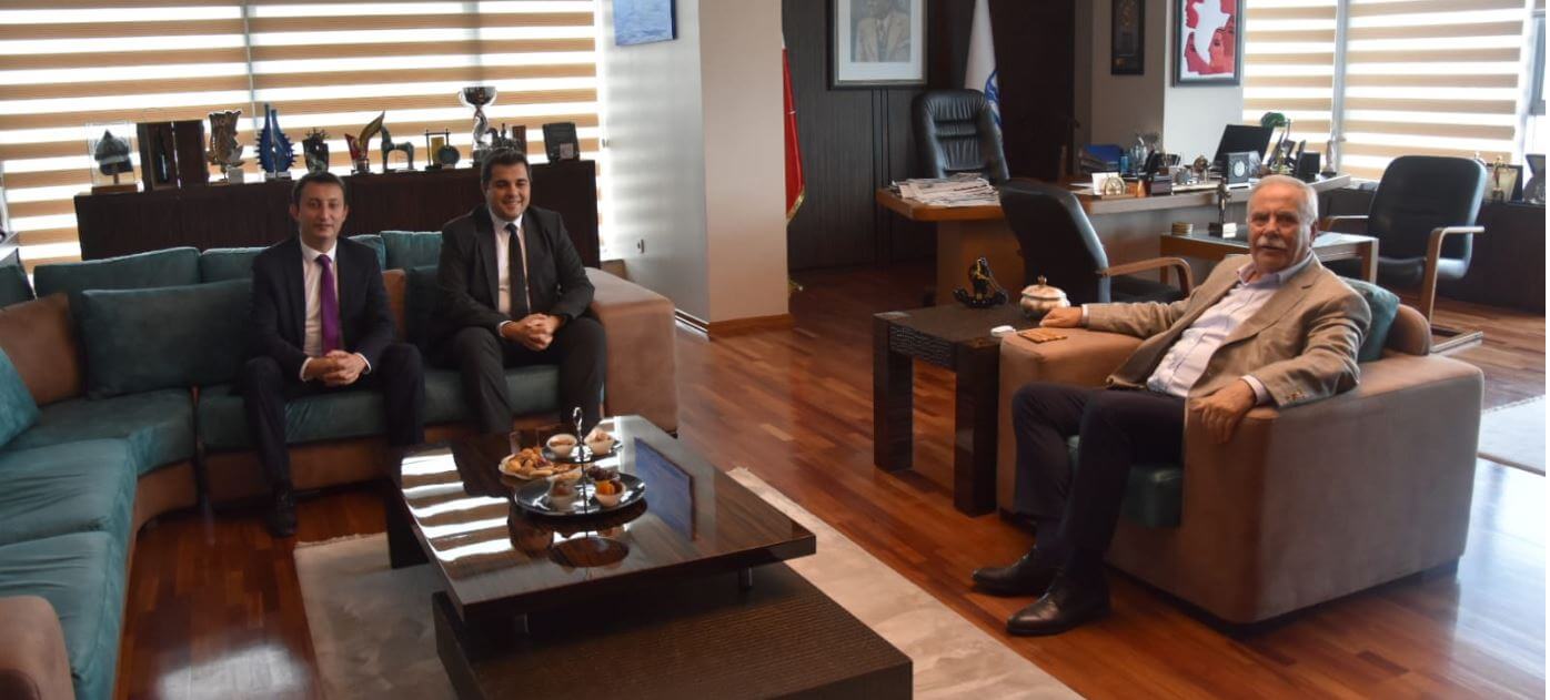 Albaraka Türk Katılım Bankası Müdürü Arslan'dan Başkan Gökhan'a Ziyaret