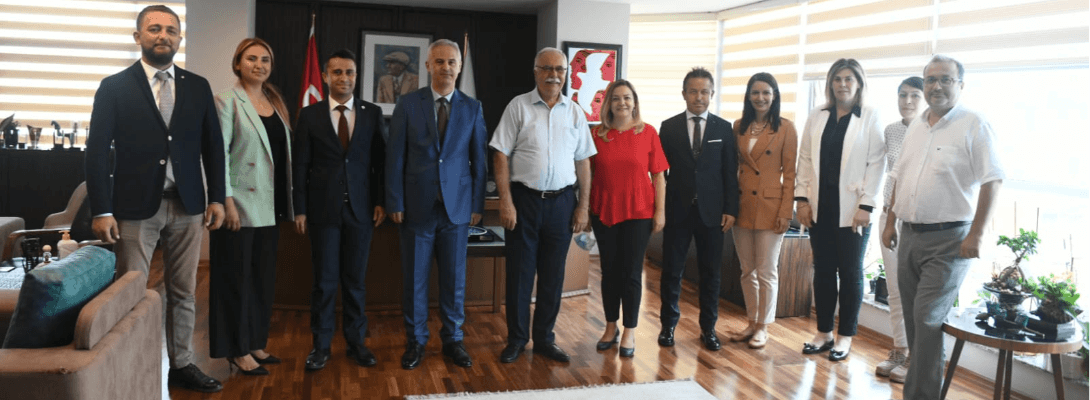 Baro Başkanı Aydın ve Yönetiminden Başkan Gökhan'a Ziyaret