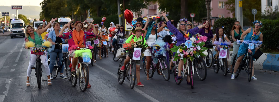 Süslü Kadınlar Bisiklet Turu Etkinliği Gerçekleştirildi