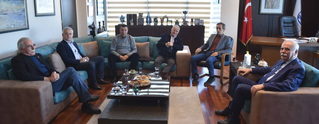 Cumhuriyet Halk Partisi Geçmiş Dönem İl Başkanlarından Başkan Gökhan'a Ziyaret