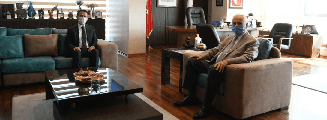 Başkan Gökhan, Çanakkale Valisi İlhami Aktaş'ı Ağırladı