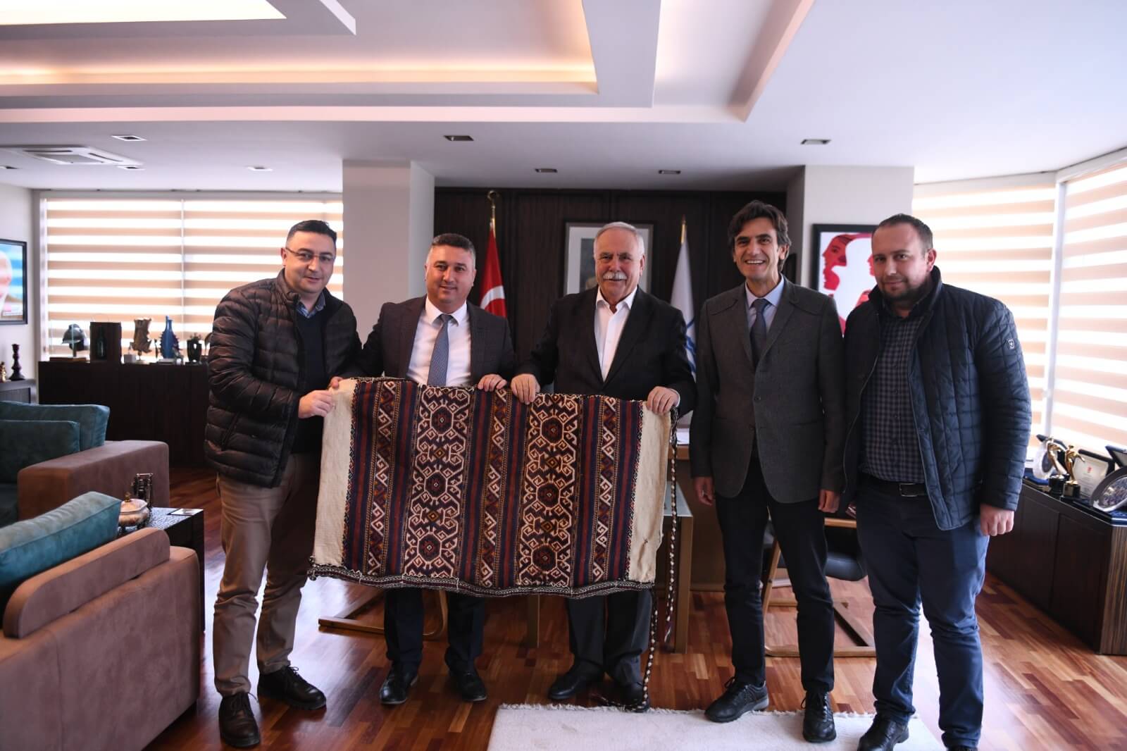 Ayvacık Belediye Başkanı Bayram'dan Başkan Gökhan'a Ziyaret