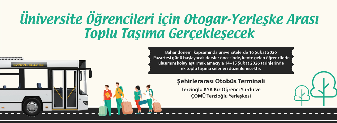 Üniversite Öğrencileri için Otogar-Yerleşke Arası Toplu Taşıma Gerçekleşecek