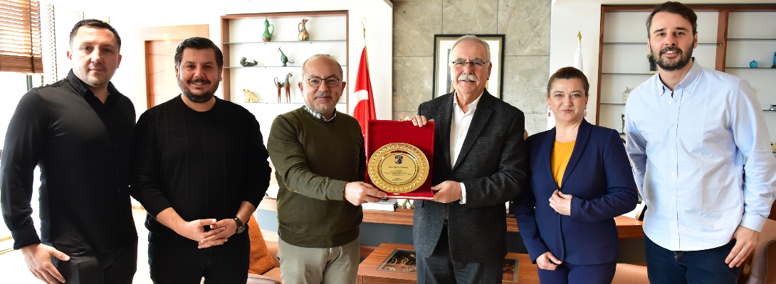Çanakkale Belediyespor Kulübü Yönetiminden Başkan Gökhan'a Teşekkür Ziyareti