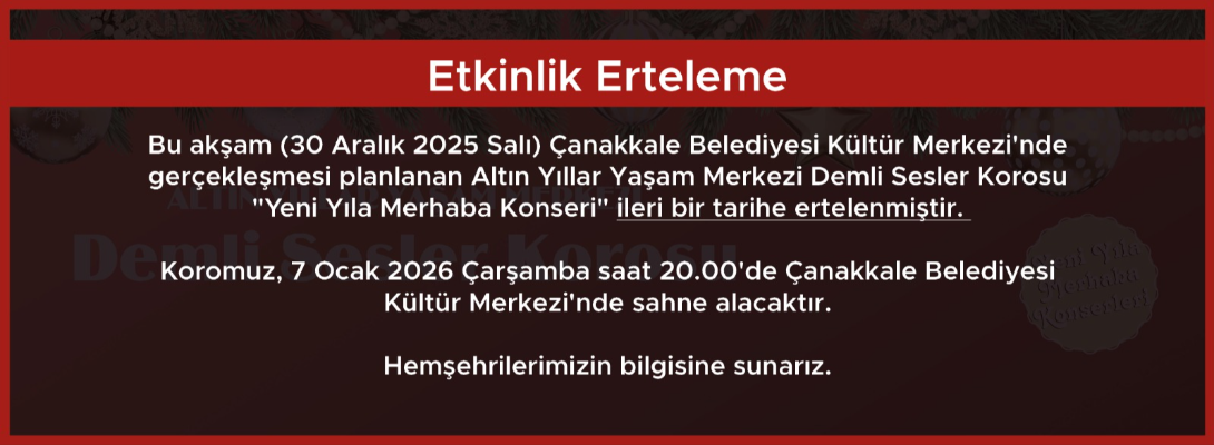 Etkinlik Erteleme