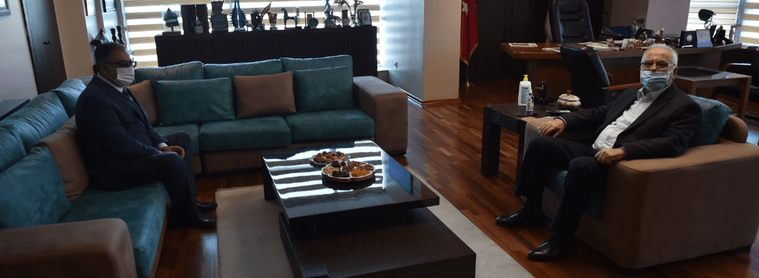 Huzurevi Müdürü Arslan'dan Başkan Gökhan'a Ziyaret