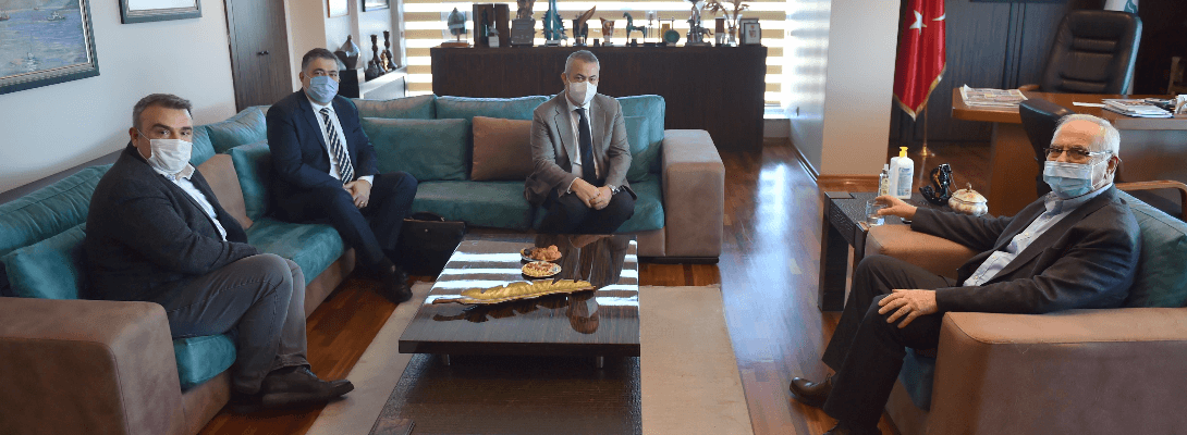 Türkiye Deniz Ticaret Odası Başkanı Recep Düzgit'ten Başkan Gökhan'a Ziyaret