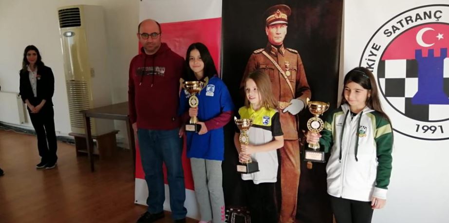 Kadınlar İl Birinciliğinde 1.'lik ve 2.'lik Kupası Belediyespor'a