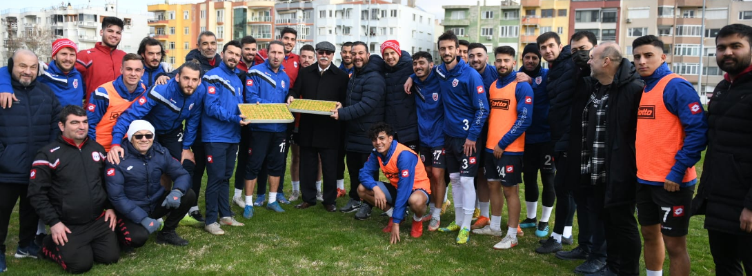 Başkan Gökhan'dan Dardanelspor Antrenmanına Ziyaret