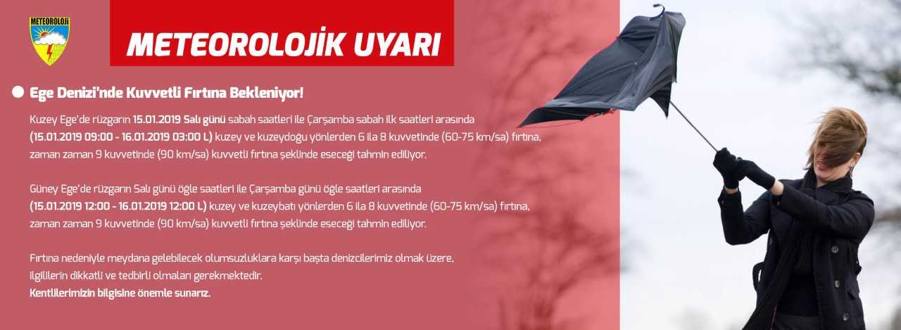 Meteorolojik Uyarı…