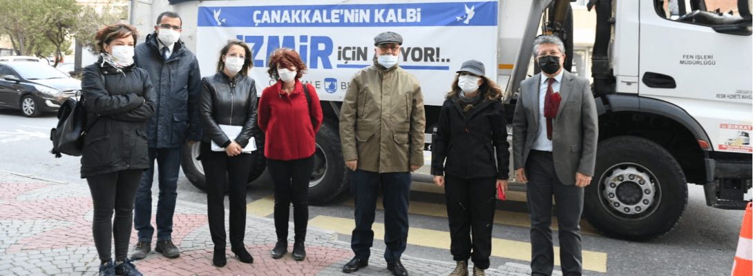 Yardım Kamyonu Yola Çıktı; “Çanakkale'nin Kalbi İzmir İçin Atıyor…”