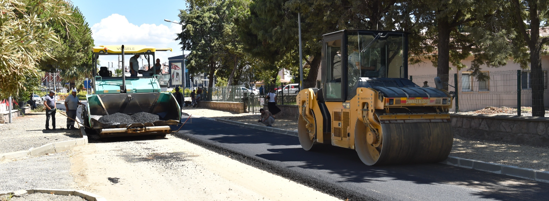 Stadyum Caddesi'nde Üstyapı Çalışmaları Gerçekleştiriliyor