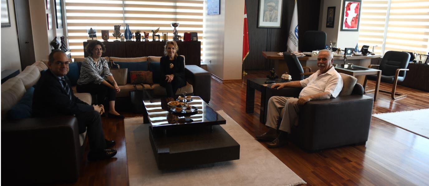 Kale Grubu Kamu İlişkileri Bölüm Başkanı Birden'den Başkan Gökhan'a Ziyaret