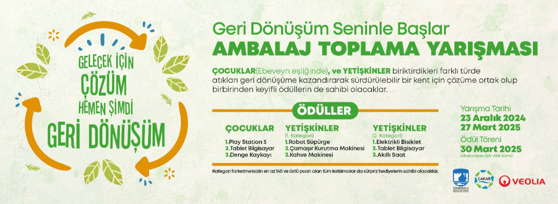 ÖDÜLLÜ Ambalaj Toplama Yarışması Başlıyor