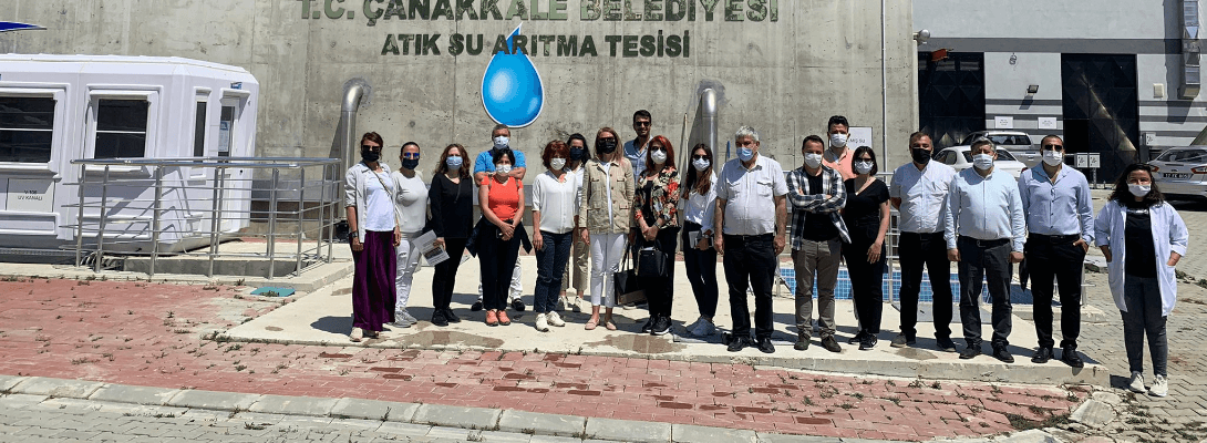 İZSU ve İSU Yetkililerinden Güzelyalı-Dardanos İleri Biyolojik Atıksu Arıtma Tesisine Teknik Ziyaret