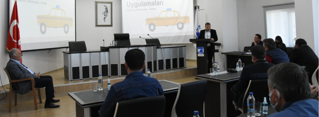 e-Taksi Projesi Bilgilendirme Toplantısı Yapıldı