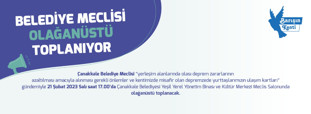 Belediye Meclisi Olağanüstü Toplanıyor