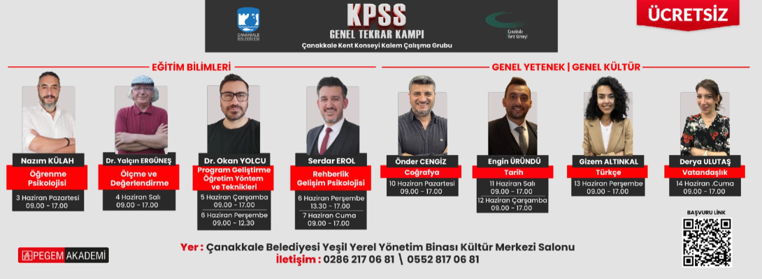 KPSS'ye Girecek Adaylar için Ücretsiz KPSS Genel Tekrar Kampı Düzenlenecek