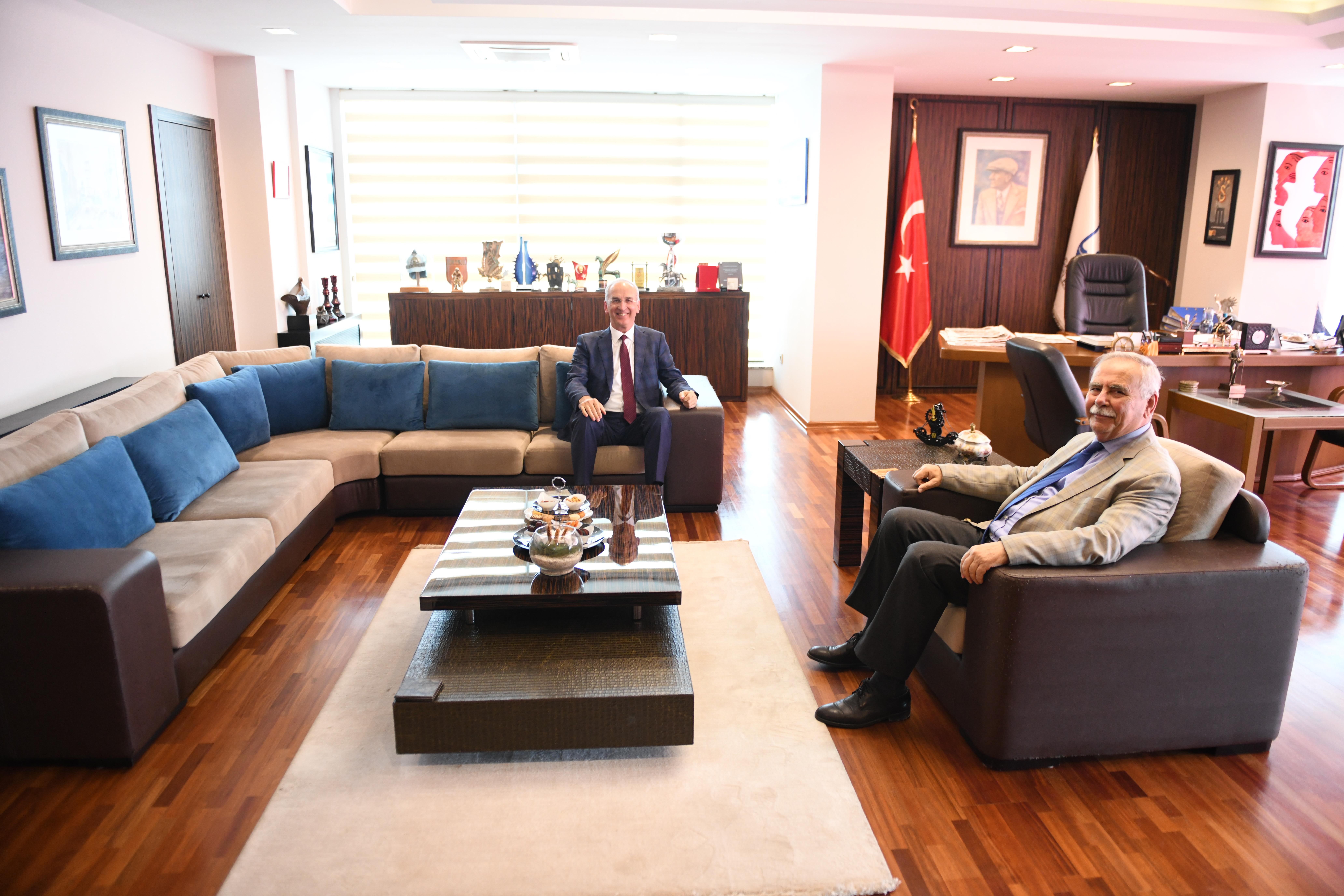 Emekli Tümgeneral Hıfzı Çubuklu'dan Başkan Gökhan'a Ziyaret